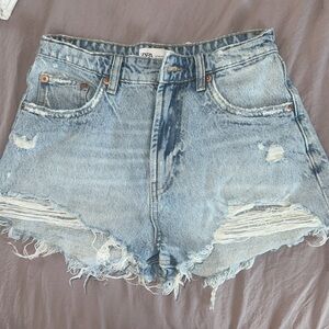 Zara denim shorts